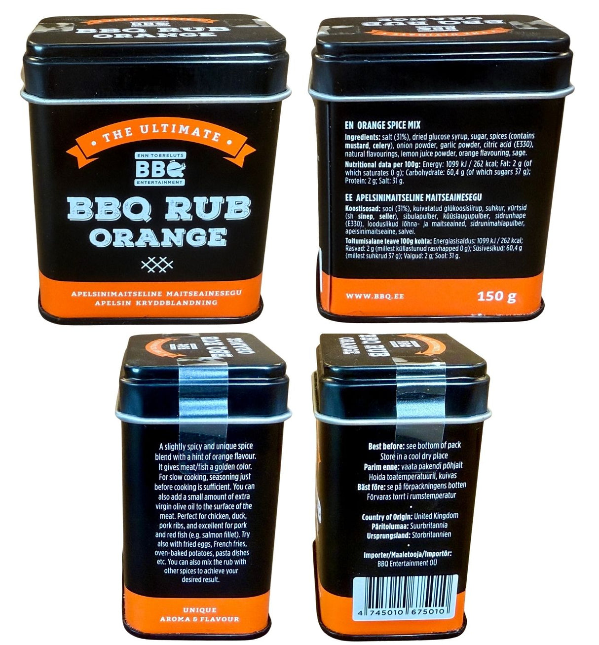 Enn Tobreluts BBQ RUB Maustesekoitus