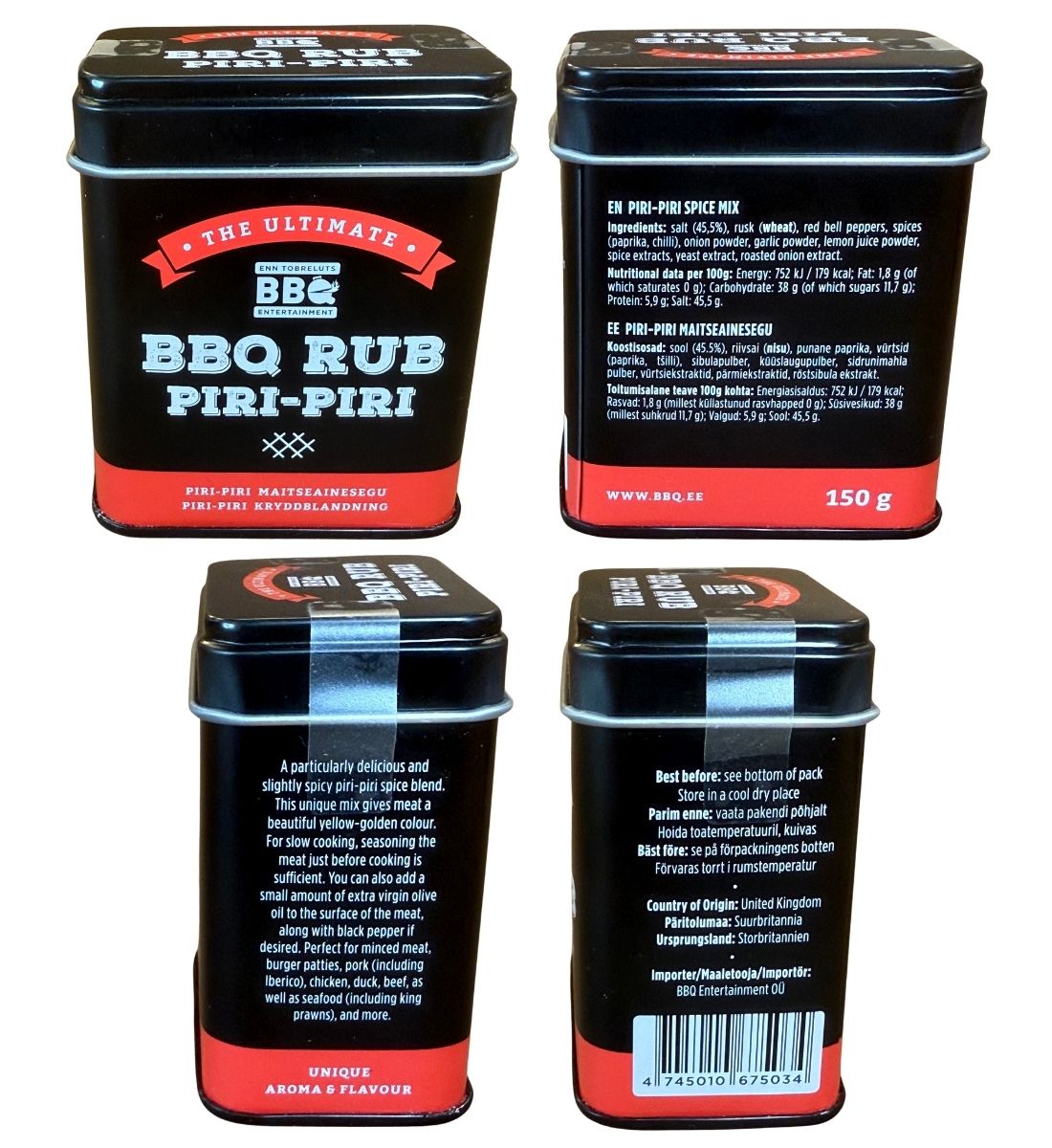 Enn Tobreluts BBQ RUB Maustesekoitus