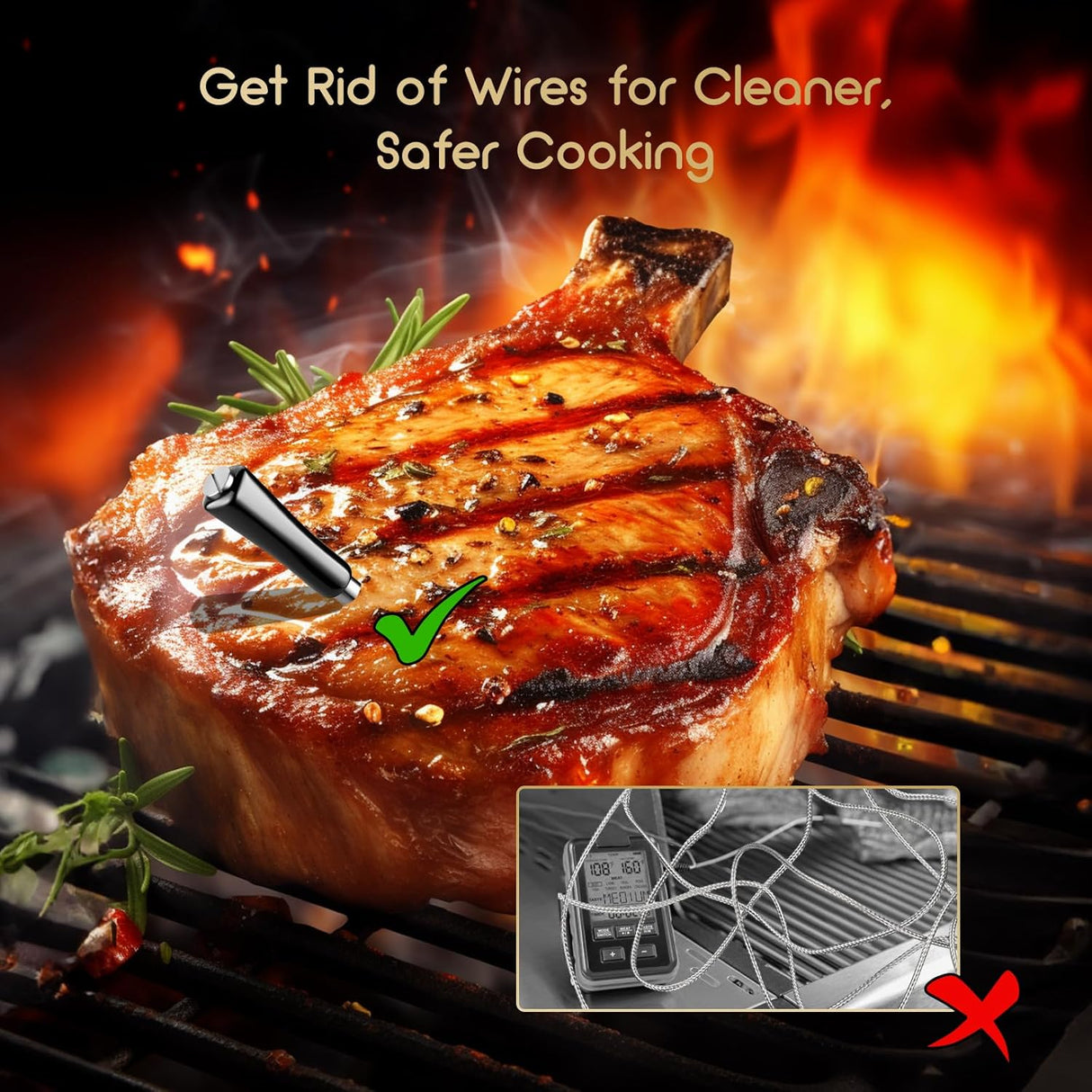 Inkbird langaton paistomittari INT-11P-B