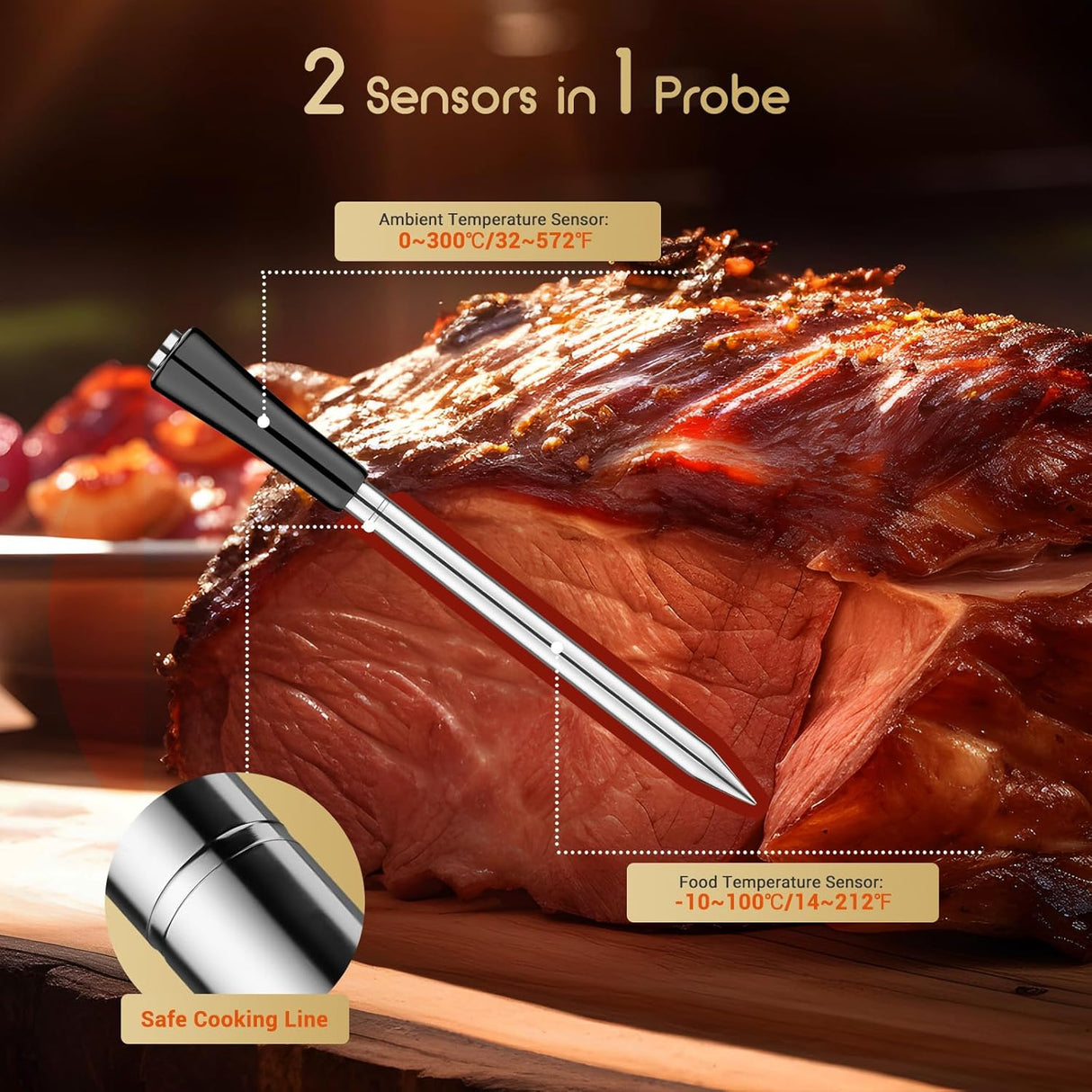 Inkbird langaton paistomittari INT-11P-B