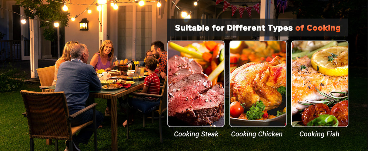 Inkbird paistomittari neljällä anturilla IB-0822-BO