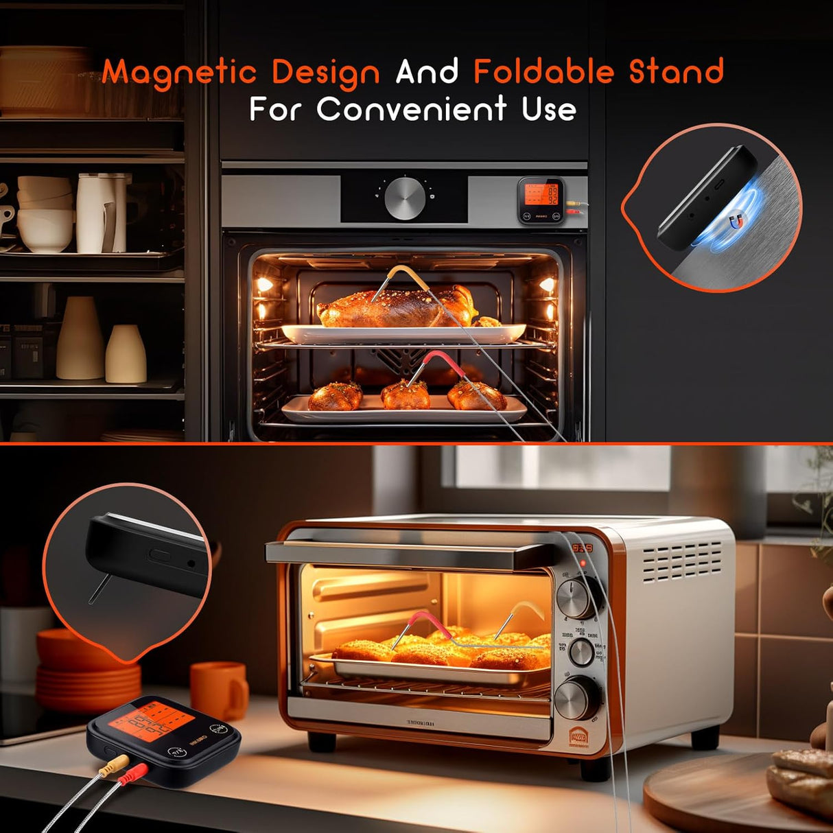 Inkbird paistomittari neljällä anturilla IB-0822-BO