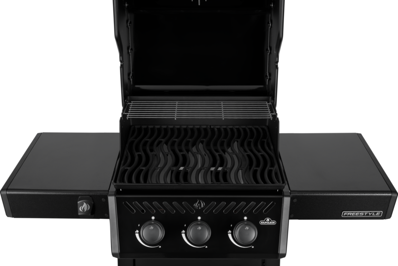 Napoleon freestyle 365 -kansi auki