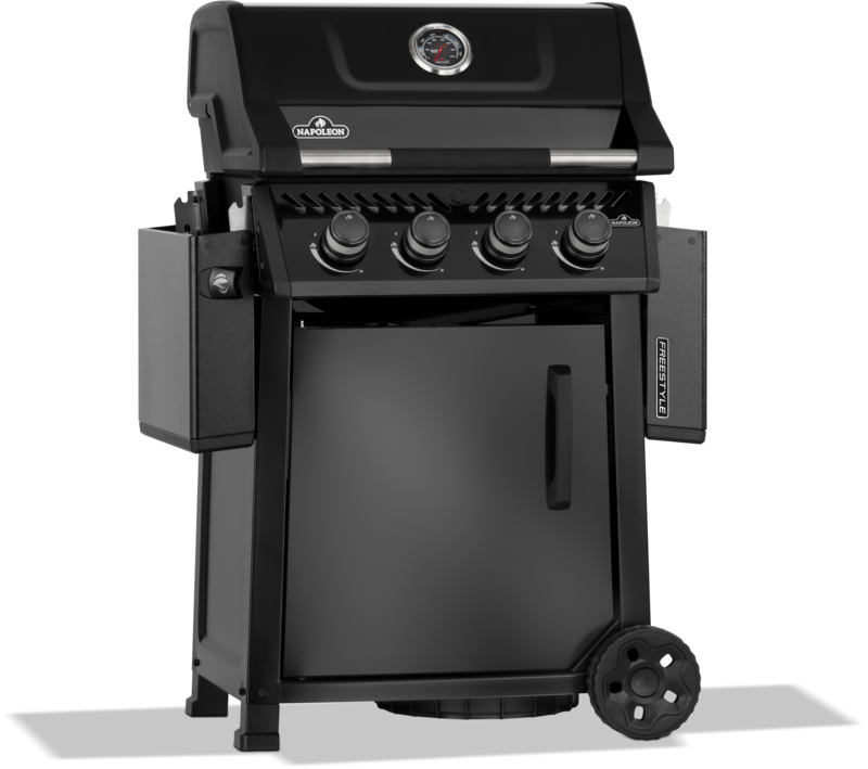 Napoleon freestyle 425 - näkymä sivuviistosta