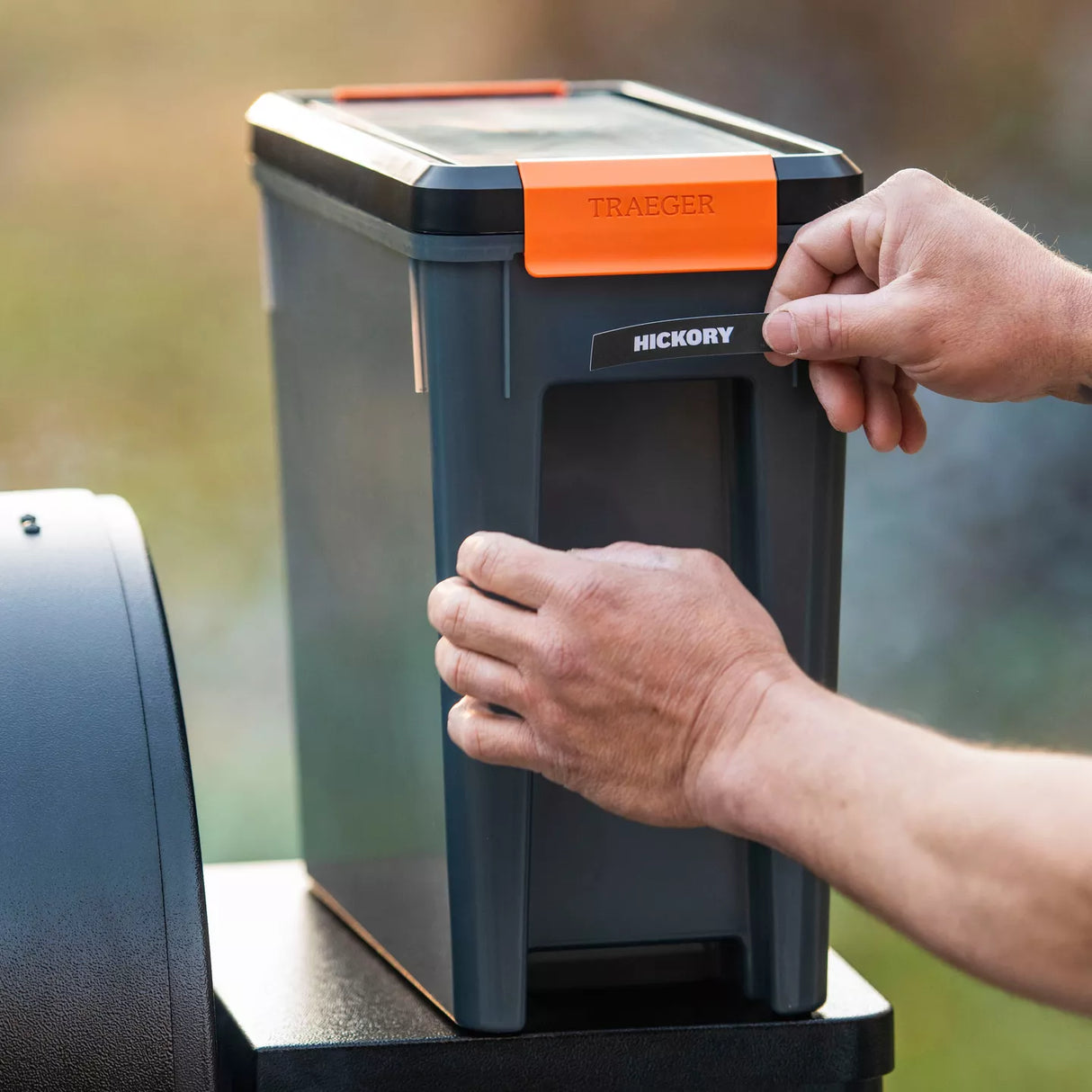 Traeger säilytysastia pelleteille