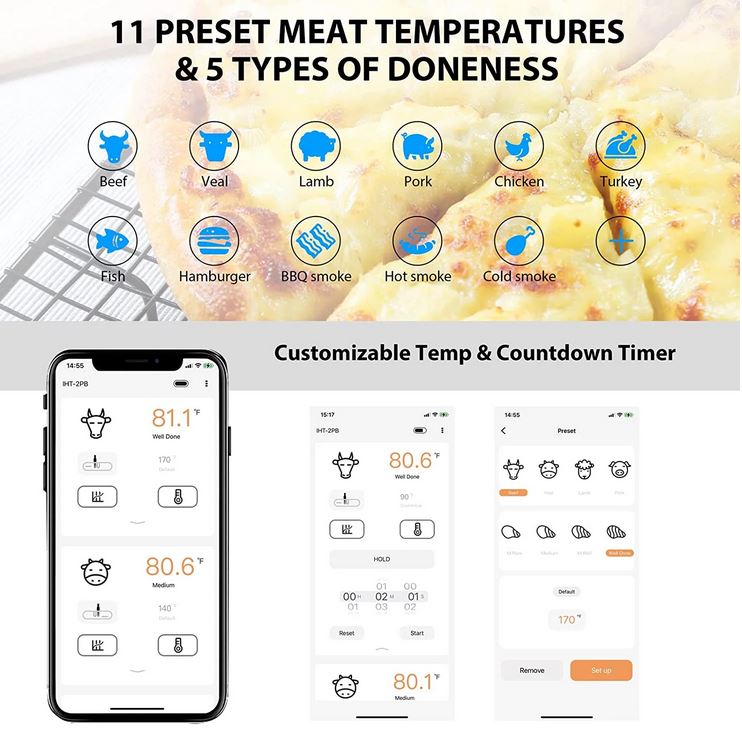 Inkbird paistomittari IHT-2PB