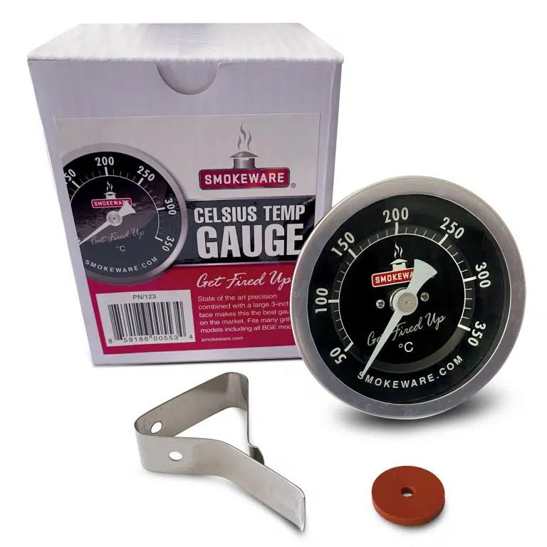 Smokeware lämpötilamittari -yleiskuva + pakkaus