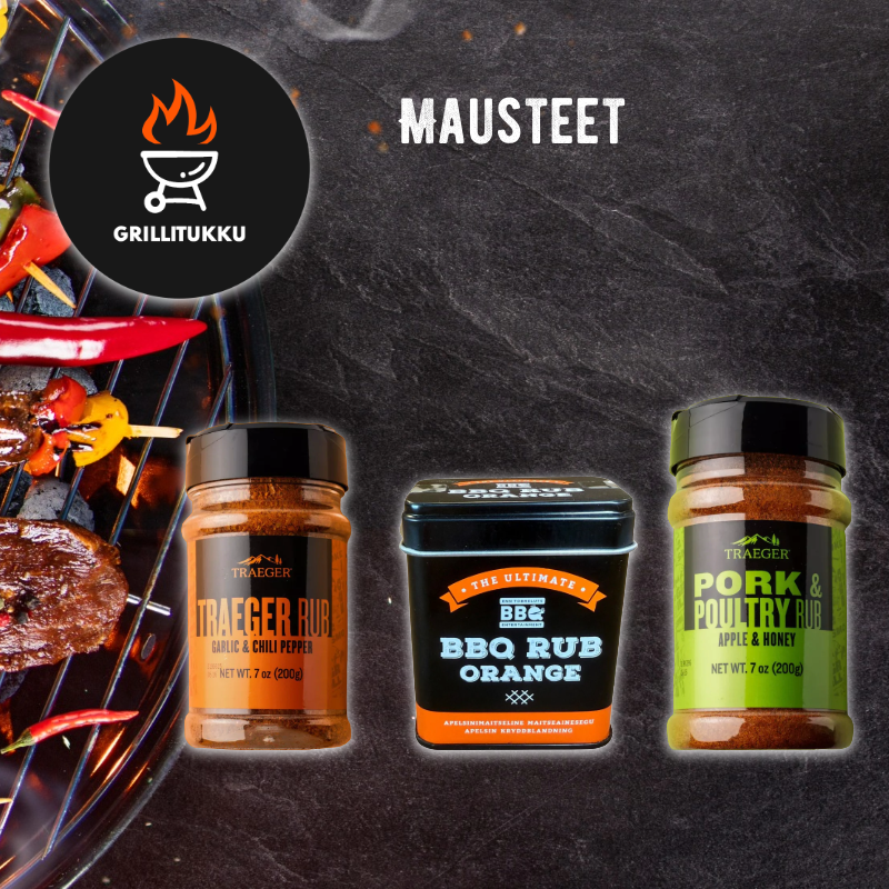 Grillitukku -mausteet monipuoliseen ruoanlaittoon