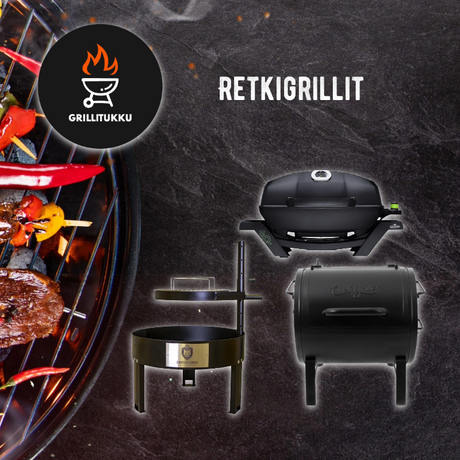 Grillitukku -retkigrillit reissuun mukaan