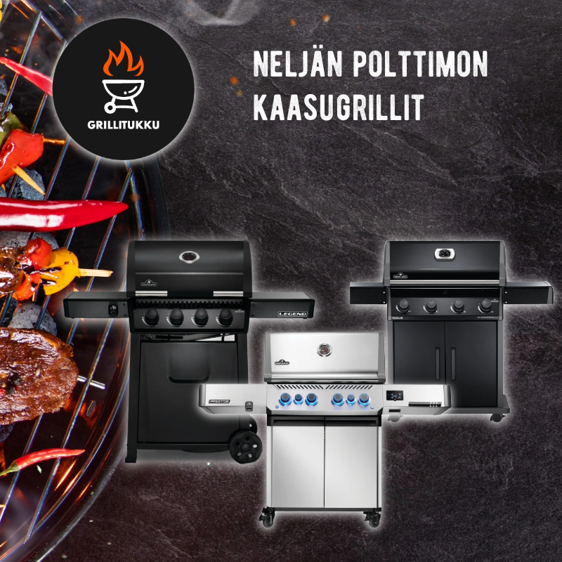 Grillitukku Neljän polttimon kaasugrillit