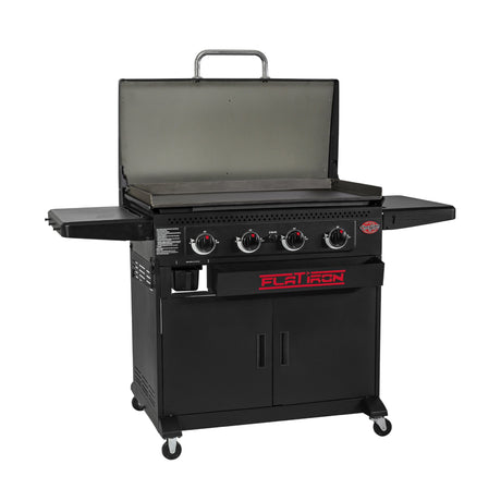 Char-Griller® Flat Iron™ Premium 4-polttimon kaasukäyttöinen parilagrilli