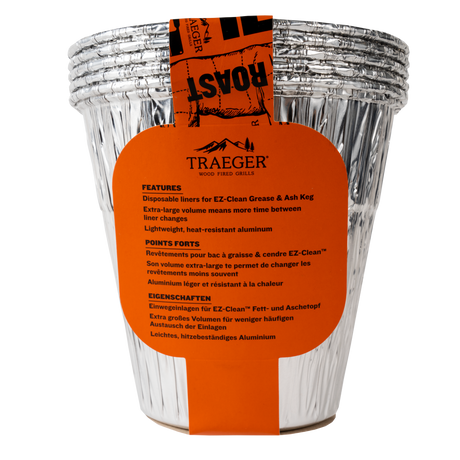 Traeger EZ-Clean rasva- ja tuhka-astiansuojus (5 kpl/pkt)