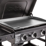 Char-Griller® Flat Iron™ 3-polttimon kaasukäyttöinen parilagrilli