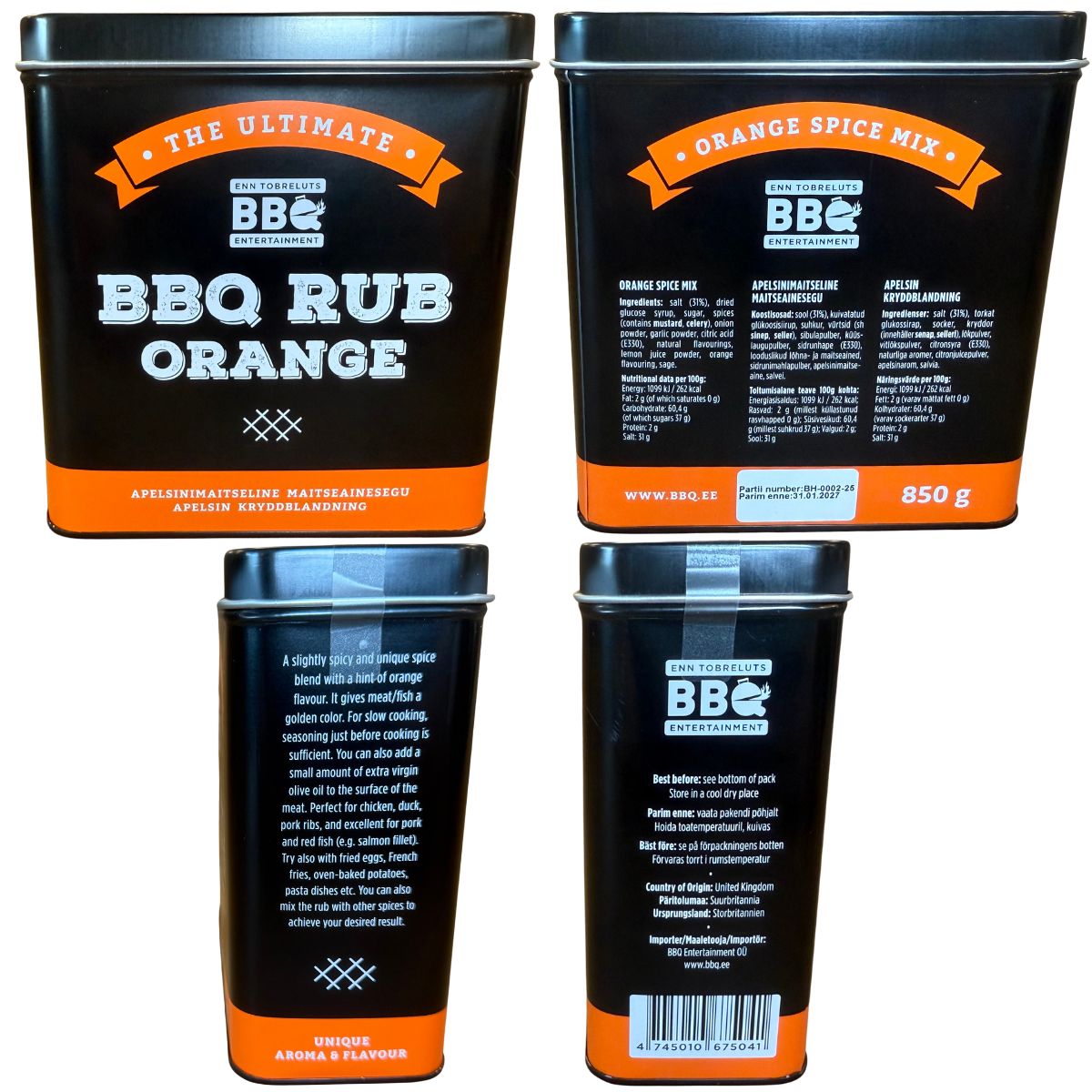 Enn Tobreluts BBQ RUB Maustesekoitus