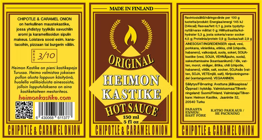 Heimon Kastikkeet - Hot Sauces 150ml
