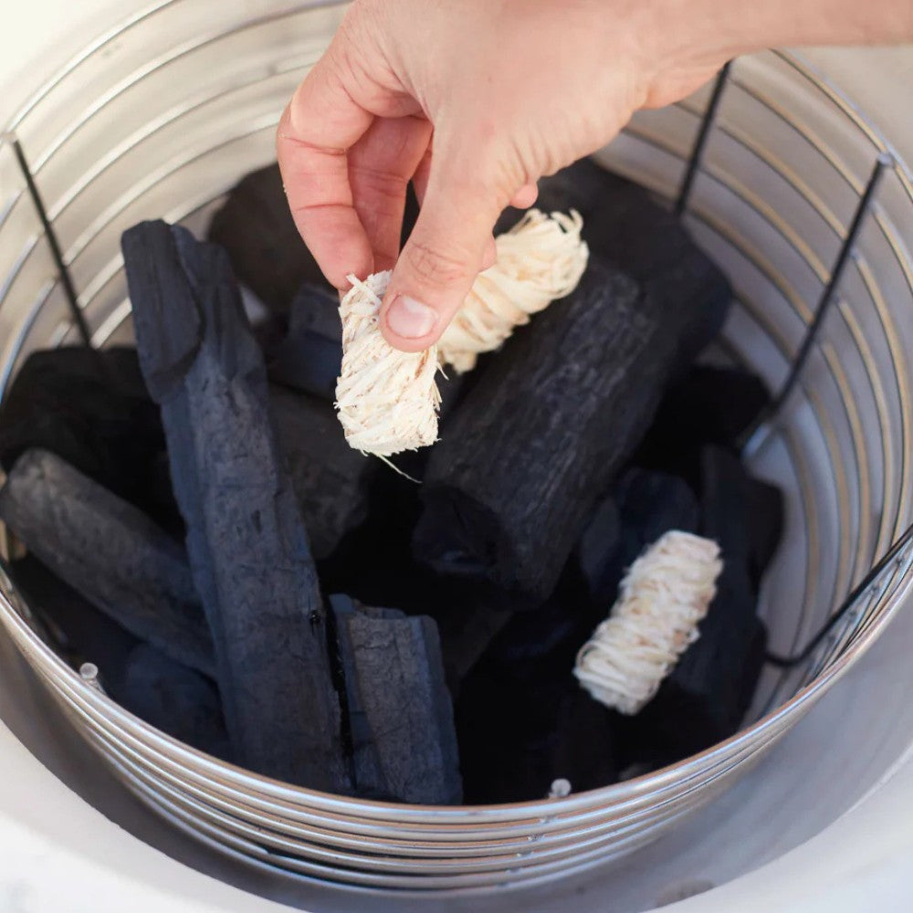 Kuinka Barbecook puusytykkeet asetetaan