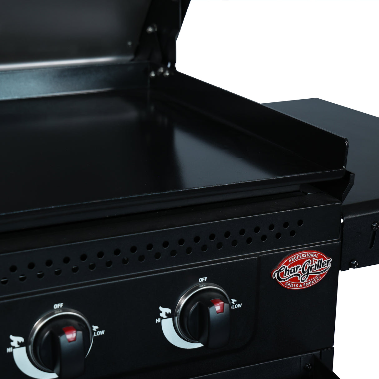 Char-Griller® Flat Iron™ Premium 4-polttimon kaasukäyttöinen parilagrilli