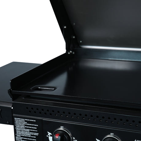 Char-Griller® Flat Iron™ Premium 4-polttimon kaasukäyttöinen parilagrilli