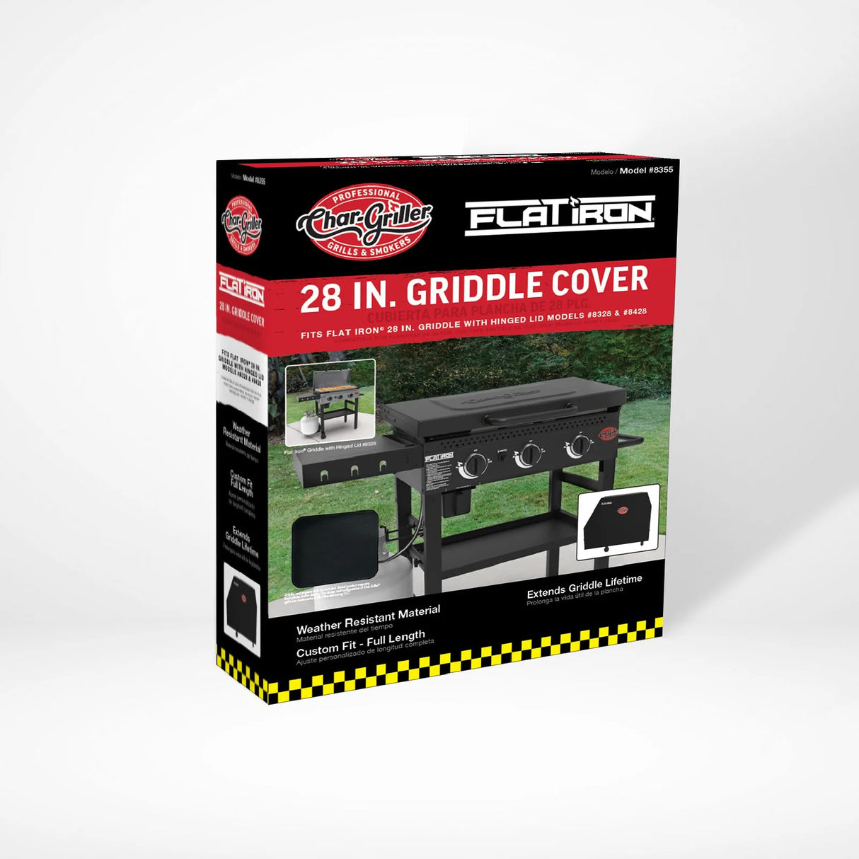 Char-Griller® Suojapeite Flat Iron™ 3-polttimon parilagrillille