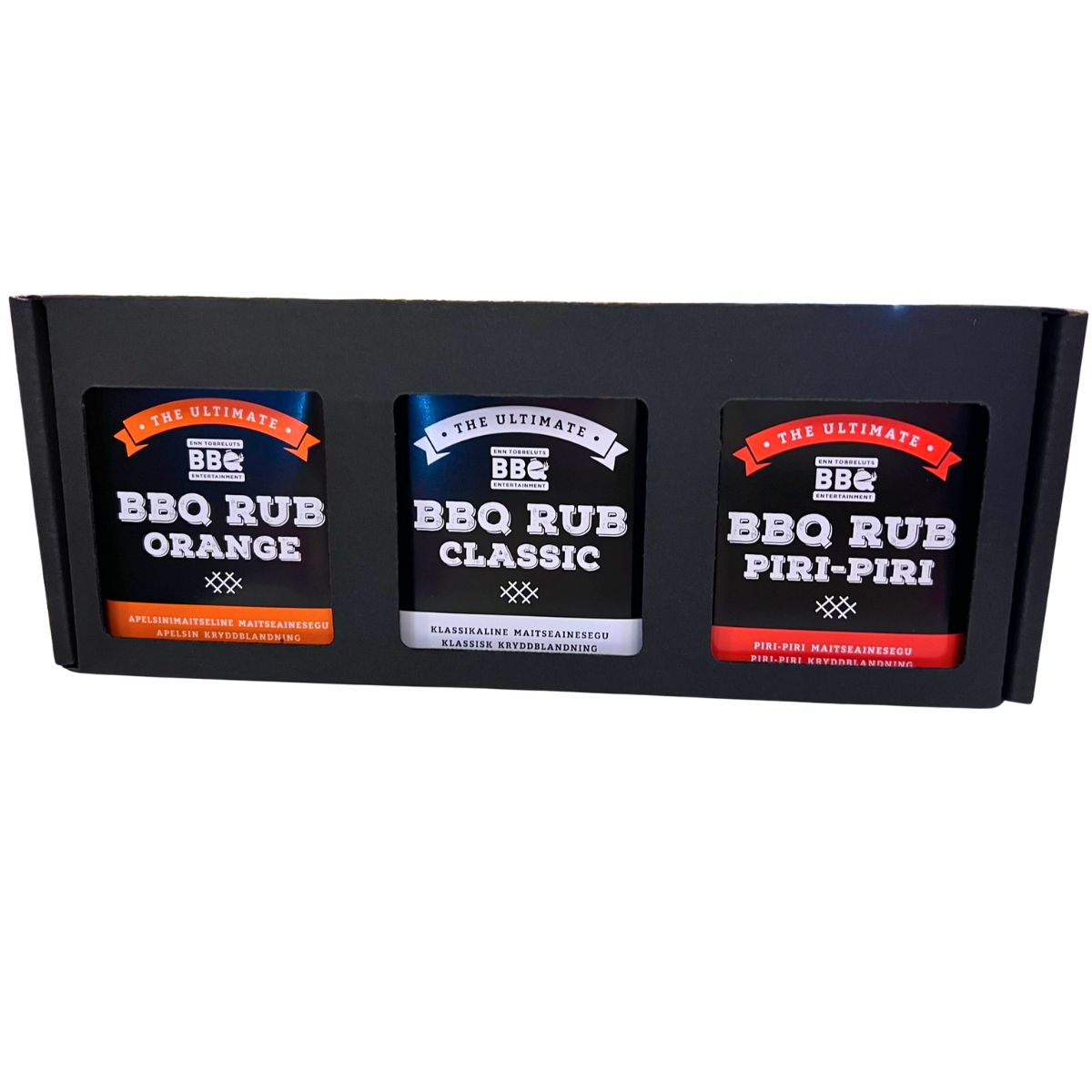 Enn Tobreluts BBQ RUB -lahjapakkaus 3 x 150 g