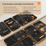 Inkbird paistomittari INT-12-BW kahdella langattomalla anturilla