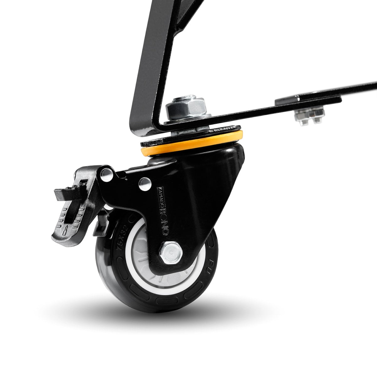 Grillitukku Kamado Bono Grande Black kamadogrillissä on lukittavat renkaat