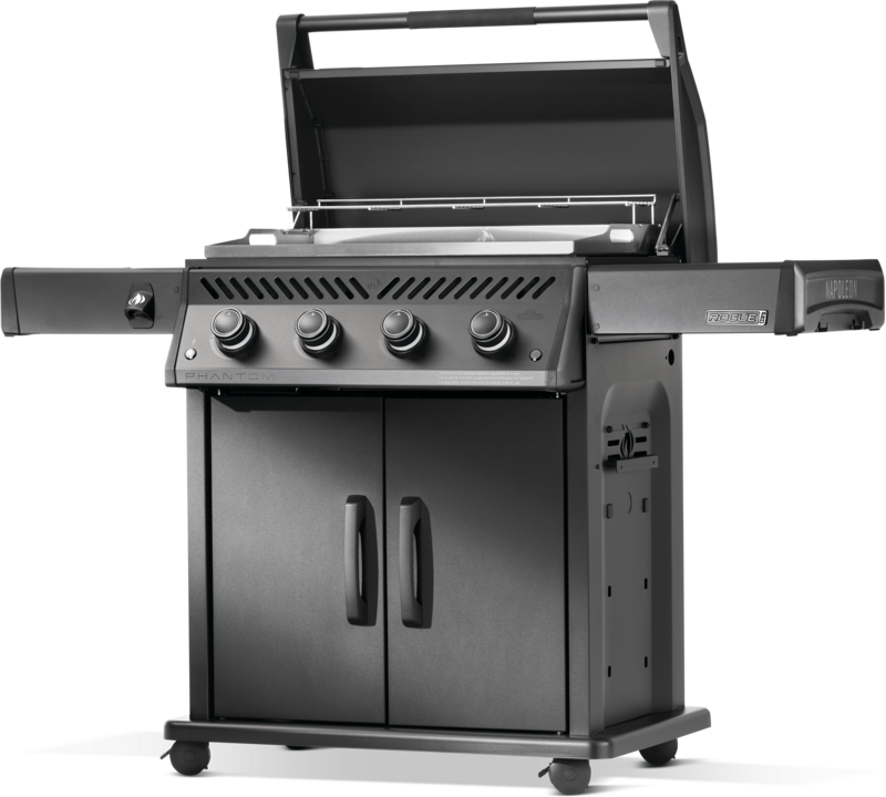 Napoleon Phantom rogue -näkymä edestä, kansi auki