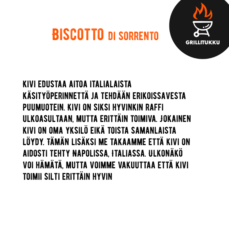 Biscotto di sorrento- yleiskuvaus