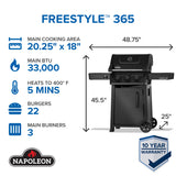 Napoleon freestyle 365 -yleiskuva