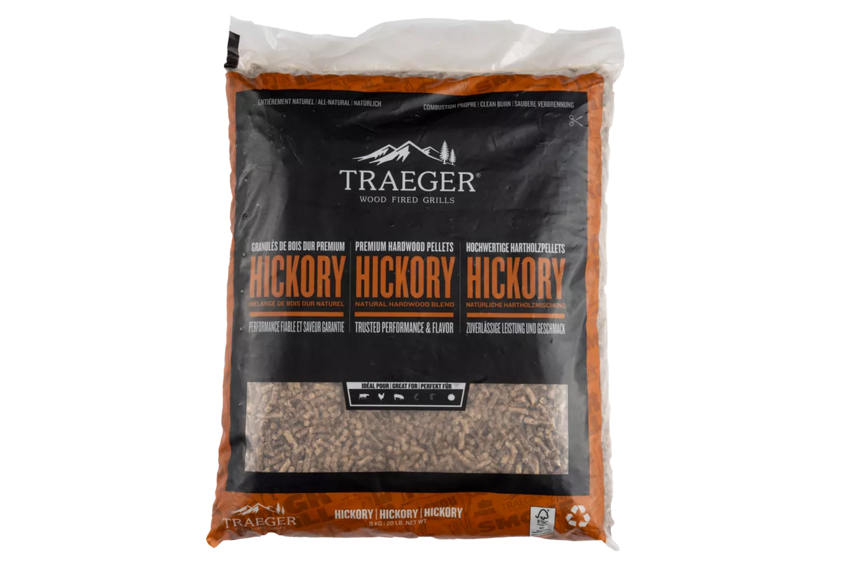 Traeger hikkori puupelletit- yleiskuva