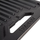 Traeger kaksipuolinen umpiparila - logo kahvan päädyssä