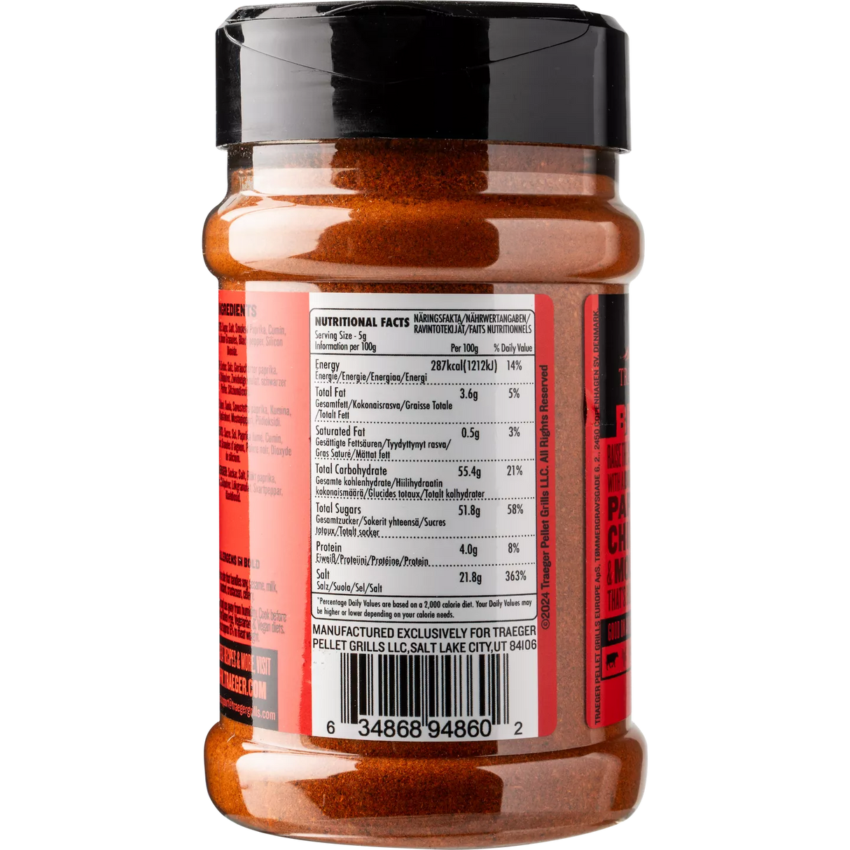 Traeger beef rub mausteseos etiketti/tuoteseloste