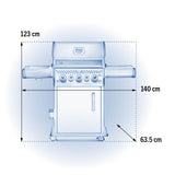 Napoleon Rogue® SE 425 RSIB kaasugrilli sivu- ja takapolttimella