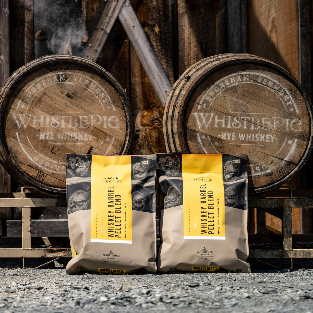 Traeger x WhistlePig Whiskey Barrel -pellettisekoitus, 9 kg