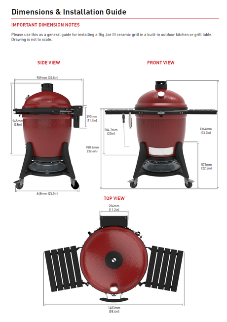 Kamado Joe Big Joe III Grillitukku Ultimate Professional Pack