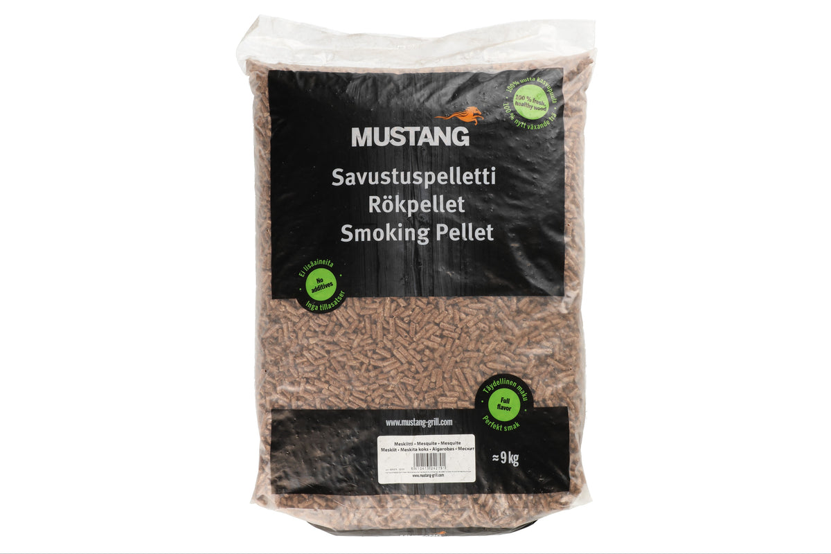 Mustang Savustuspelletti Meskiitti n. 9 kg