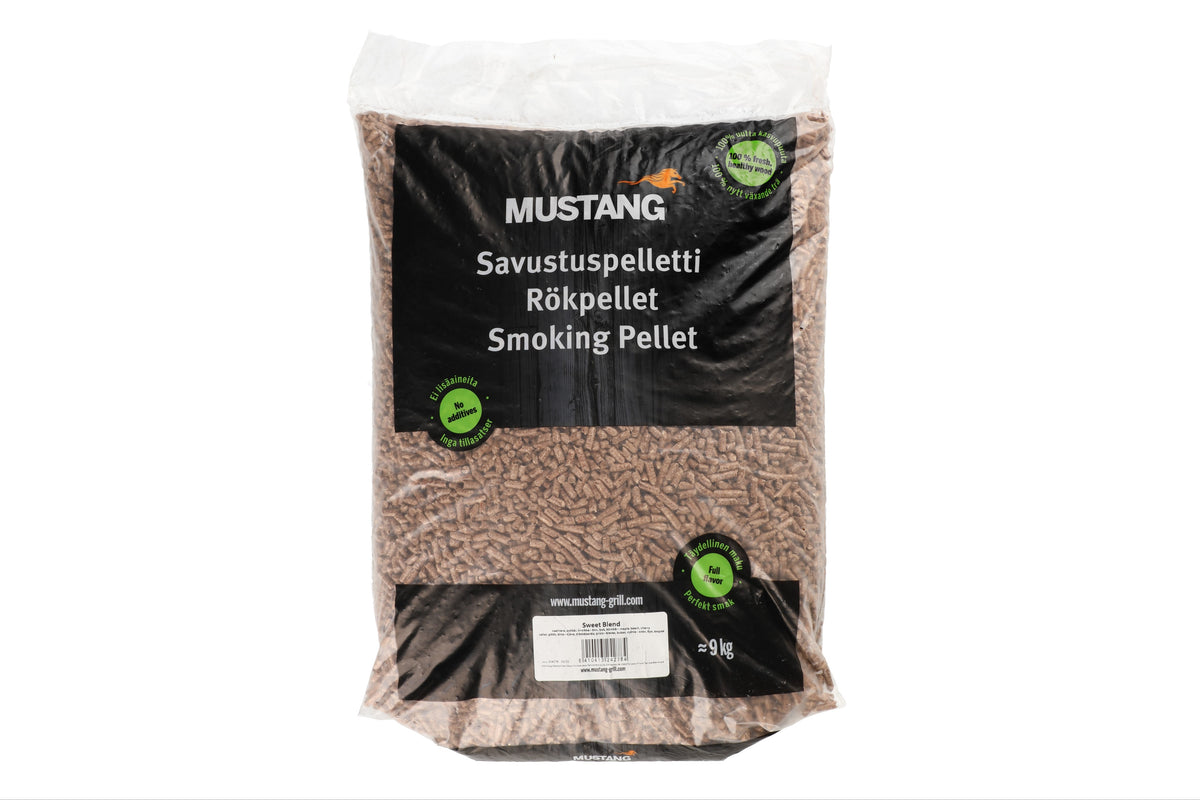 Mustang Savustuspelletti Sweet blend n. 9 kg