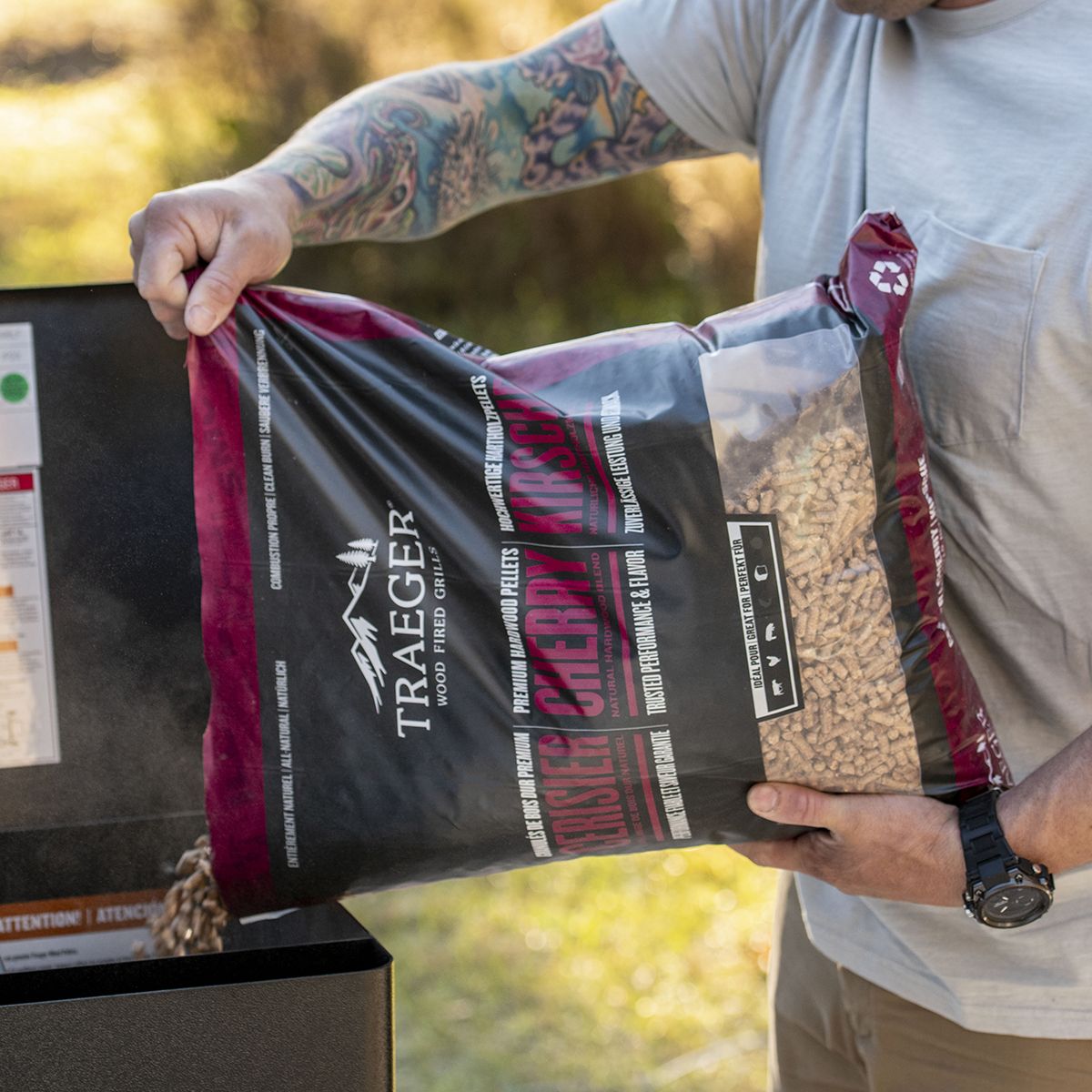 Traeger pelletti 9kg, Kirsikka